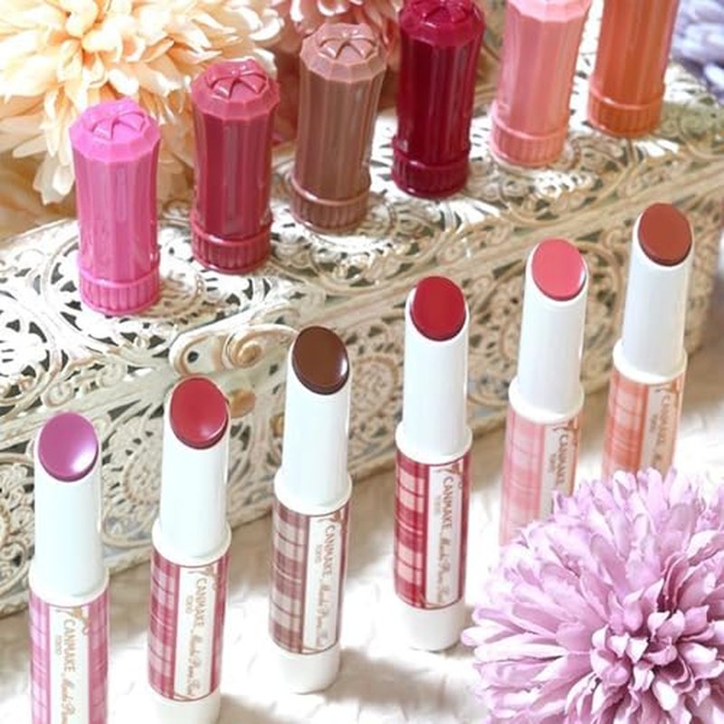 CANMAKE - Muchi Puru Tint - Moisturizing Plump Lip Glossy Tint - 0.12oz (3.4g) (05 Fig Puree)