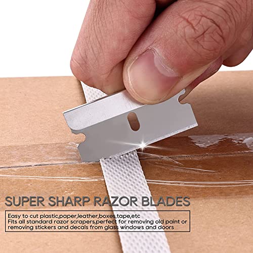 REXBETI 1400 Pack Single Edge Razor Blades for Scrapers – Industrial Utility Blades