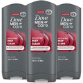 Men's Exfoliating Body and Face Wash Pack - Deep Clean, Nourishing MicroMoisture