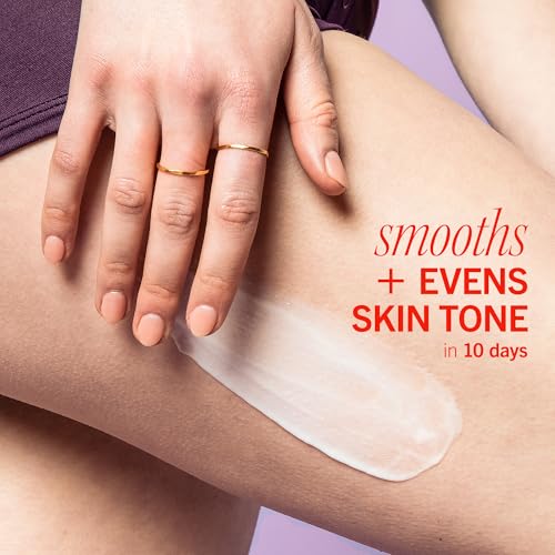 First Aid Beauty - KP Smoothing Body Lotion with 10% AHA, Chemically Exfoliates & Moisturizes with Urea, Colloidal Oatmeal & Ceramides, Deep Hydration + Helps Reduce Keratosis Pilaris Bumps, 6 oz