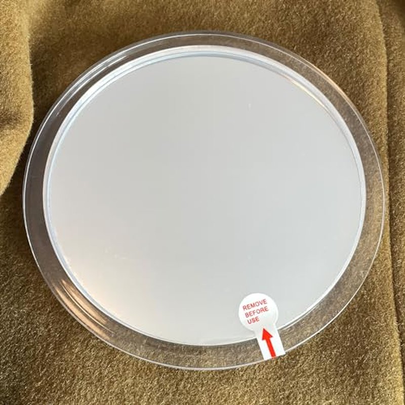 Fogless Shower Mirror for Shaving and Makeup with 3 Removable Powerful Suction Cups, Shatterproof Anti Fog Mirror for Shower and Bathroom, Glassless Safety Kids Mirror