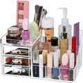 Transparent Acrylic Cosmetic Makeup And Jewelry Storage Box -Storage Plastic Cases -Great For Bathroom