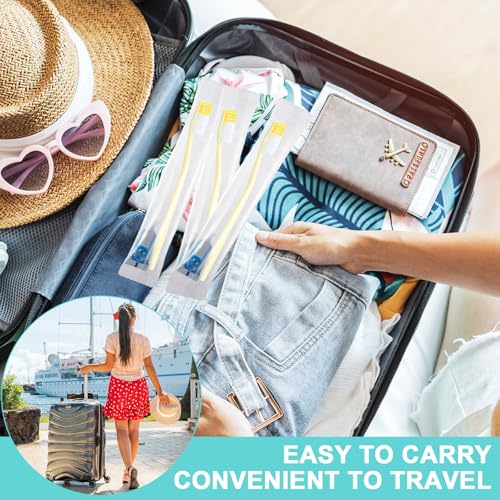 Disposable Travel Toothbrush Kit with Toothpaste - Bulk 200 Sets for Hotels & Homeless Shelters