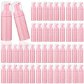 Pink 50 Pack 2 oz Foam Pump Bottles Refillable Soap Dispensers for Beauty & Travel