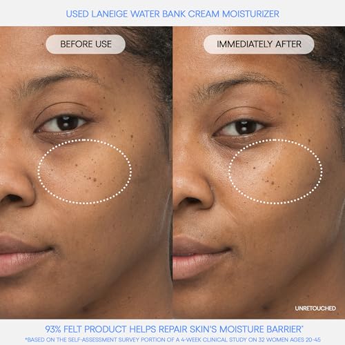 Water Bank Blue Hyaluronic Cream Moisturizer 1.6 oz / 50 ml - Hydrating Face Cream with Squalane & Ceramide