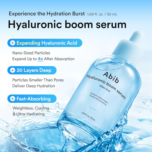 Hyaluronic Boom Serum 1.69 Fl Oz - Nano Water Drop Deep Hydration & Plumping for Sensitive Skin - Variation of THIS listing