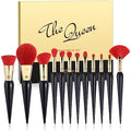 DUcare Makeup Brushes 12Pcs The Queen Series Makeup Brush set Premium Gifts Kabuki Foundation Blending Face Powder Blush Concealers Eye Shadows Brushes