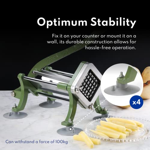 French Fry Cutter 3/8 Inch Commercial Food Slicer for Home & Restaurant