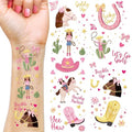 96 PCS Cute Candyland Candy Land Pre-Cut Luminous Glow in the dark Temporary Tattoos for Kids Theme Birthday Party Decorations Supplies Favors Decor Stickers Tattoo Gifts for Games Boys Girls