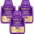 Bioxcin Collagen & Biotin Volumizing Shampoo for Hair Loss - 3 Pack, 300ML