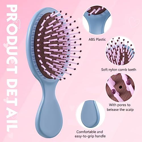Mini Wet Comb and Brush Set - Elegant Color, 56 Pieces with Travel-Friendly Design