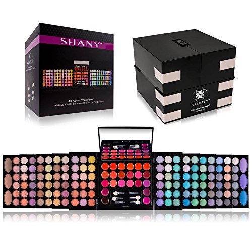 All About That Face Makeup Kit - Beginner Cosmetic Set with Eyeshadows & Lip Colors - Variation of THIS listing