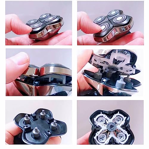 Shaver Replacement Blades Compatible with Skull Shaver Pitbull Gold Shaver£¬Men's Electric Shaver Replacement Heads,Replacement Heads for Electric Shaver£¬4Count