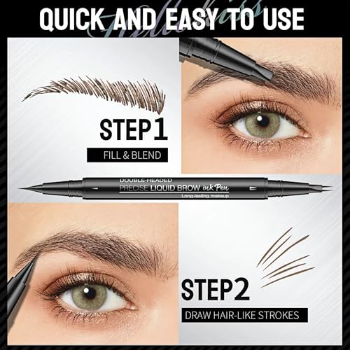 Eyebrow Powder Palette,3-color eyebrow palette Nature Eye Brow Powder to Enhance & Filler Brows Contour Eyebrow Neutral Eye Makeup 102# Warm Coffee