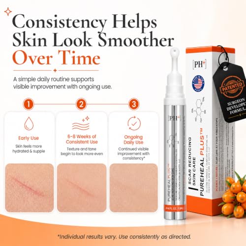 Silicone Scar Removal Gel for Surgery Burns & Acne - 13g, Hypoallergenic