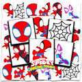 Spidey and His Amazing Friends Tattoos Party Favors Bundle ~ 70+ Perforated Individual 2" x 2" Spidey & Friends Temporary Tattoos for Kids Boys Girls (Spidey Party Supplies MADE IN USA)