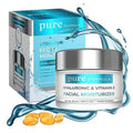 Hyaluronic Acid & Vitamin E Daily Face Moisturizer - Reduce Acne Scars, Fines Lines, Wrinkles, Hydrating Day Cream - Cruelty Free Korean Skin Care For All Skin Types - 1.69 Fl. oz/ 50ml