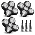 3 Pack Replacement Shaver Heads for Freebird Head Shaver Kit - Universal Compatibility