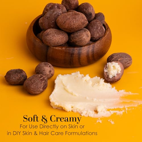 Raw Shea Butter 8 oz Jar - Pure Unrefined African Moisturizer for Skin & Hair - Variation of THIS listing