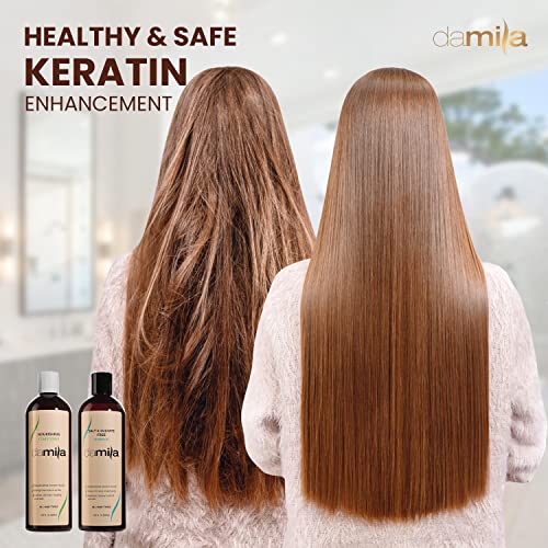 Damila Salt & Sulfate Free Shampoo & Conditioner Set - 4 Fl Oz Pack of 2