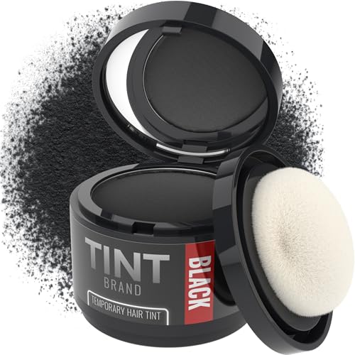 Tint Black Hair Powder Root Touch Up & Gray Hair Cover for Women & Men - Variation: Black