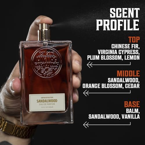 Viking Revolution Sandalwood Men's Cologne - Eau de Parfum 3.5 fl oz - Untamed & Grounded Fragrance