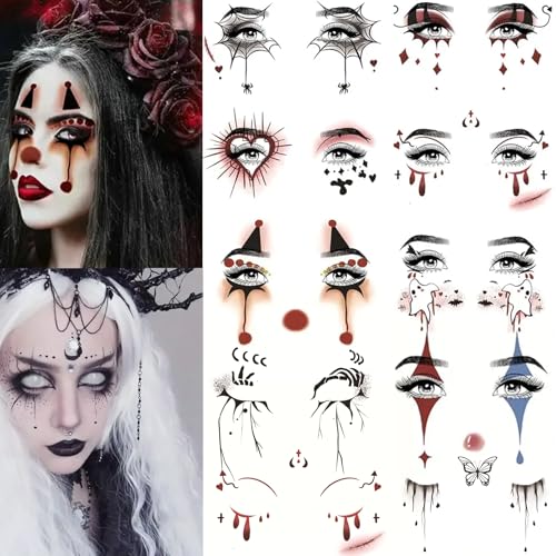 Umama Tattoos 3 Sheets Temporary Celtic Tattoo Fashion Women Men Tattoos Celtic Old Tribal Cartoon Sticker Fun party Waterproof 3D Sexy Body Fake Tattoo