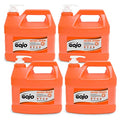 GOJO Natural Orange Pumice Hand Cleaner 32 Fl Oz Pack of 4 with Pump – Quick Acting Lotion