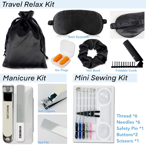 SlendyPop Travel Kit for Wedding & Honeymoon Emergency - Black