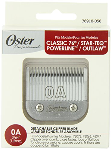 Oster Arctic Collection Clipper Blade Size #0A 3/64" for Hair Clippers & Trimmers