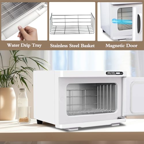 Salon Señor Small White Towel Warmer for Spa & Salon Use