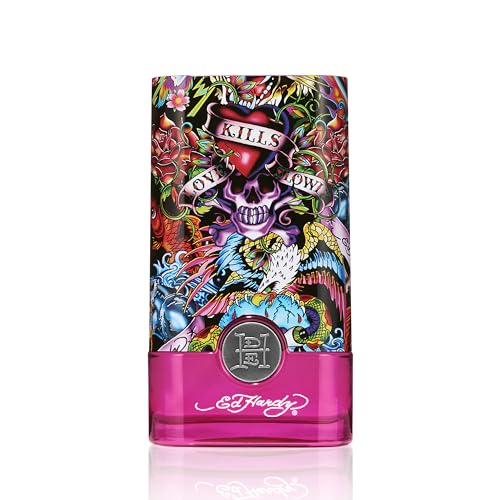 Ed Hardy Hearts & Daggers Eau de Parfum for Women, 3.4 fl oz