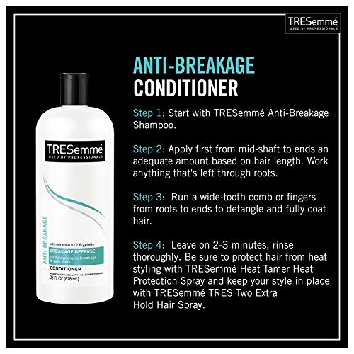 TRESemme Anti-Breakage Deep Conditioner for Split Ends Anti-Breakage Strengthens and Detangles Hair 28 oz