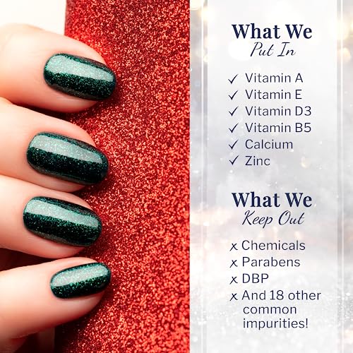 SNS Nail Dipping Powder Holidazzle Collection (HD17 - Whispering Evergreen - 1.5 oz)