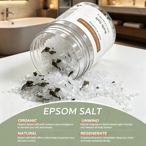 Epsom Bath Salt Gift Set for Women - Relaxing Aromatherapy with 3 Scents