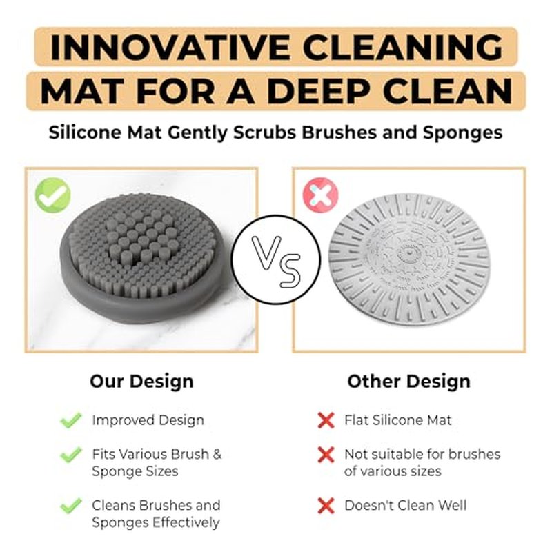 Ace Beaut? Premium Electric Makeup Brush Cleaner Machine, Automatic Sponge and Make Up Brush Cleaner, Rechargeable and Efficient Deep Cleaning Tool for Beauty Enthusiasts and Professionals