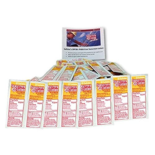 Sunscreen Lotion Pack - SPF30+ PABA-Free, 100 Single-Use Packets