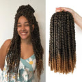 8 Packs Passion Twist Hair 14 Inch Pre-twisted Crochet Braids T27 Variation