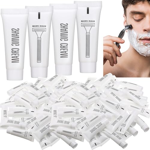 Disposable Shaving Cream Bulk Pack 150 Pcs Travel Size 10ml - Hotel Camping Toiletries