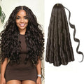 French Curl Braiding Hair Extensions - 8 Packs, 22 Inch, Crochet Braids for Black Women - Variation #4