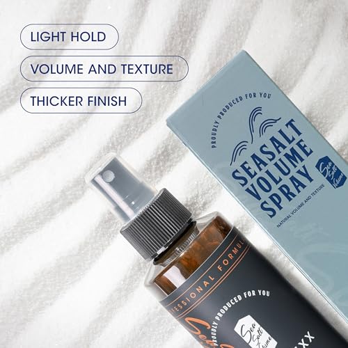 Sea Salt Spray for Beach Waves & Volume - 6.76 Fl Oz Pack of 2 - Hairplexx