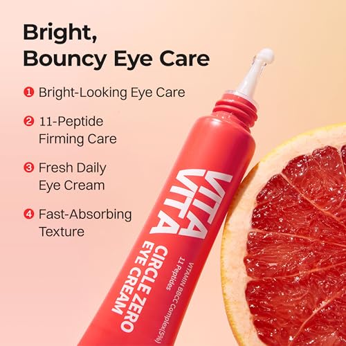 Dark Circle Eye Cream with 11 Peptides and Vitamin B & C - 1.06 oz / 30g