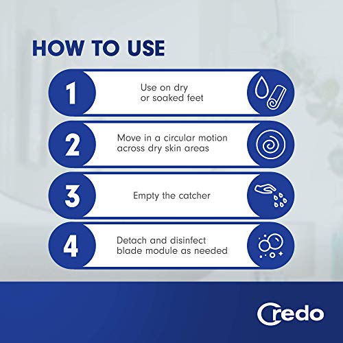 Credo Solingen Smart Cutter Callus Remover for Feet & Hand | Gentle Foot File & Foot Callus Remover | Callus Shaver Pedicure Supplies for Dry Cracked Feet & Flaky Skin