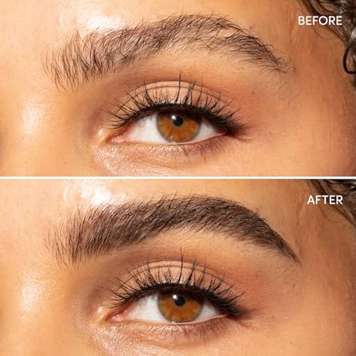 Wonderskin Dream Brow Eye Brow Gel Serum (Dark Brunette) and 1440 Longwear Pencil Eyeliner, Eye Makeup (Kalamata)