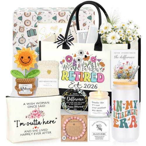 Retirement Gift for Woman 2026 - Happy Retired Gifts for Women