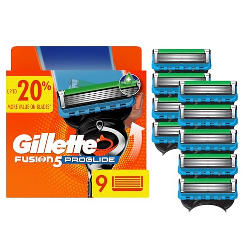 Gillette Fusion5 ProGlide Razor Blades for Men - 5 UltraSharp Refills, 30 Shaves Each