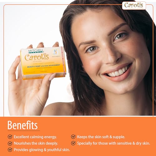 CAROT?S Beauty Soap 80gr - Formulated to Clean and Refresh Skin, with Carrot Oil, Glycerin, Beta Carotene, Vitamin A, and Olive Oil
