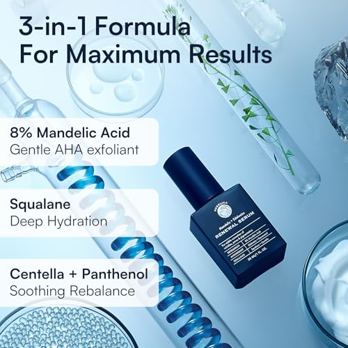 8% Mandelic Acid Face Serum with Edelweiss & Squalane - Brightening & Exfoliating