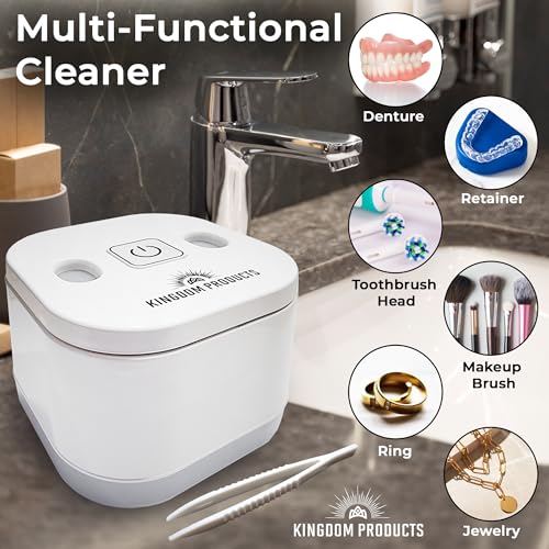 New 2026 Ultrasonic Retainer Cleaner with a Larger 200ML Pod, 45kHz
