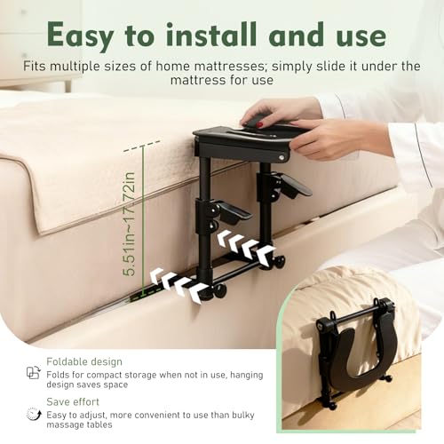 Adjustable Massage Headrest for Bed - Portable Face Down Pillow for Post-Surgery & Relaxation
